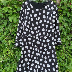 Banana Republic Printed Long Sleeve Dress